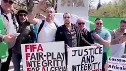 Ridateci il Mondiale: la protesta dei tifosi algerini davanti alla FIFA di Zurigo