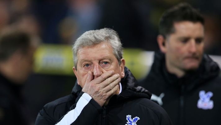 NORWICH, ENGLAND - JANUARY 01: Roy Hodgson, Manager of Crystal Palace looks on prior to the Premier League match between Norwich City and Crystal Palace at Carrow Road on January 01, 2020 in Norwich, United Kingdom. (Photo by Stephen Pond/Getty Images) NORWICH, ENGLAND - JANUARY 01: Roy Hodgson, Manager of Crystal Palace looks on prior to the Premier League match between Norwich City and Crystal Palace at Carrow Road on January 01, 2020 in Norwich, United Kingdom. (Photo by Stephen Pond/Getty Images)