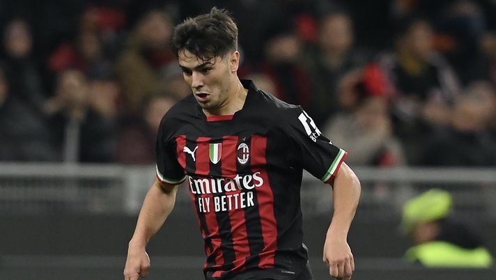 Brahim Díaz (attaccante AC Milan), qui durante Milan-Fiorentina 2-1 (Serie A 2022-2023) | News (Getty Images) Brahim Díaz AC Milan Milan-Fiorentina 2-1 Serie A 2022-2023