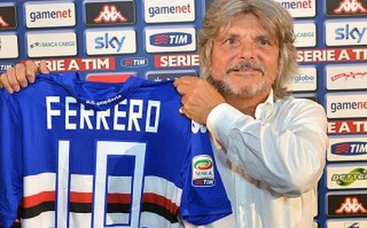 Massimo Ferrero, patron della Sampdoria Massimo Ferrero, patron della Sampdoria