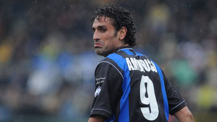 BERGAMO, ITALY - APRIL 03:  Nicola Amoruso of Atalanta BC reacts during the Serie A match between Atalanta BC and AC Siena at Stadio Atleti Azzurri d'Italia on April 3, 2010 in Bergamo, Italy.  (Photo by Valerio Pennicino/Getty Images) 