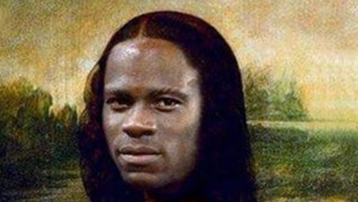 Mario Balotelli versione Gioconda, foto Instagram Balotelli Mario Balotelli versione Gioconda, foto Instagram Balotelli