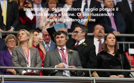 LA VIGNETTA/2 Voglio portare il grande tennis a Udine