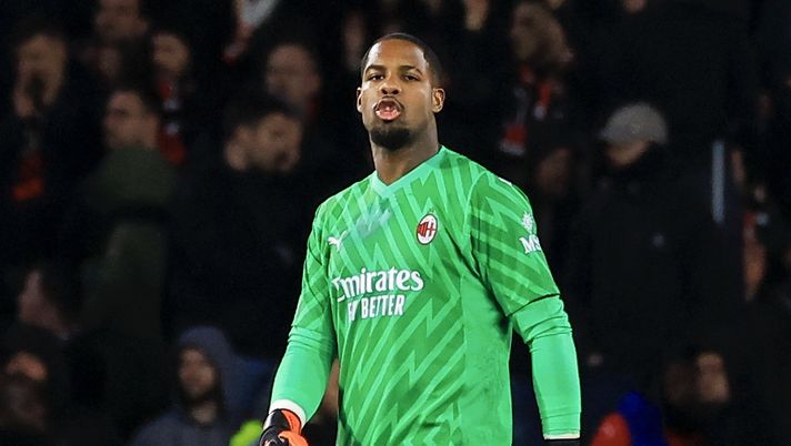 Mike Maignan AC Milan Rennes-Milan 3-2 Europa League 2023-2024