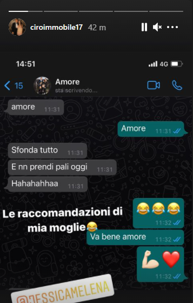 Ciro Immobile Social 