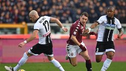 Torino-Udinese, le probabili formazioni. Ballottaggio in difesa per i friulani