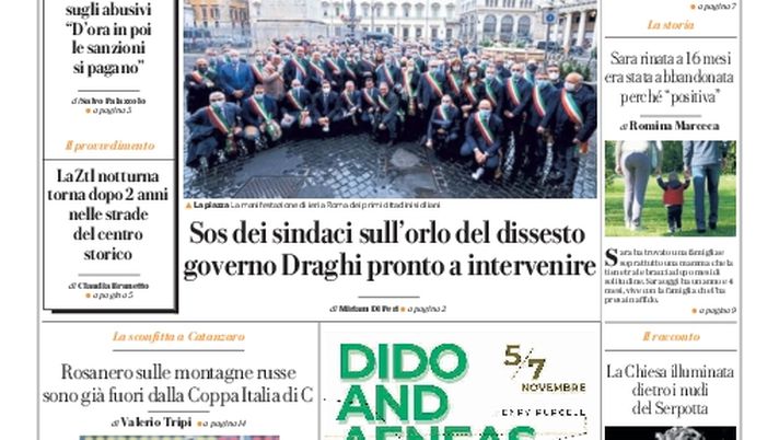 Prima Pagina, La Repubblica-Palermo: “Rosanero sulle montagne russe” Prima Pagina, La Repubblica-Palermo: “Rosanero sulle montagne russe” - immagine 1
