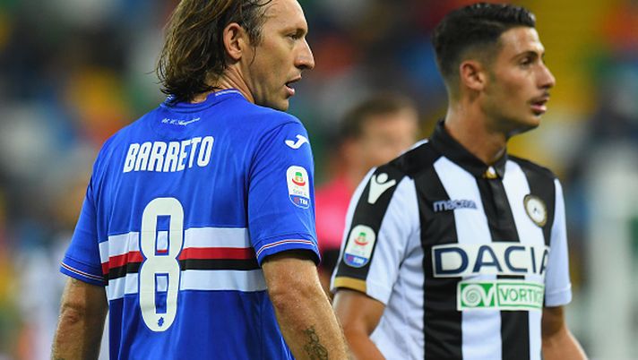 Udinese: Samp senza Barreto Udinese: Samp senza Barreto