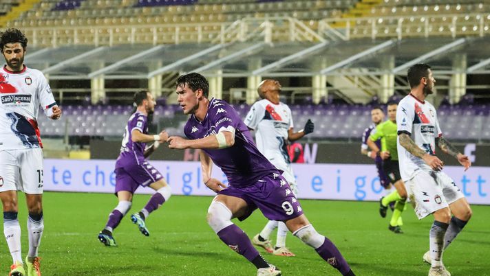 GERMOGLI PH: 23 GENNAIO 2021 FIRENZE STADIO ARTEMIO FRANCHI SERIE A FIORENTINA VS CROTONE NELLA FOTO GOL ED ESULTANZA VLAHOVIC GERMOGLI PH: 23 GENNAIO 2021 FIRENZE STADIO ARTEMIO FRANCHI SERIE A FIORENTINA VS CROTONE NELLA FOTO GOL ED ESULTANZA VLAHOVIC