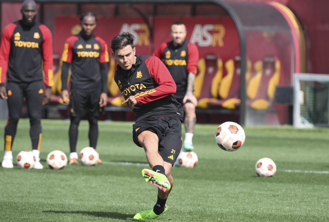 Roma, l’allenamento in vista del Brighton: out Kristensen – FOTO GALLERY - immagine 14