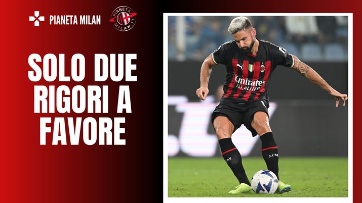 Olivier Giroud, attaccante del Milan (getty images)