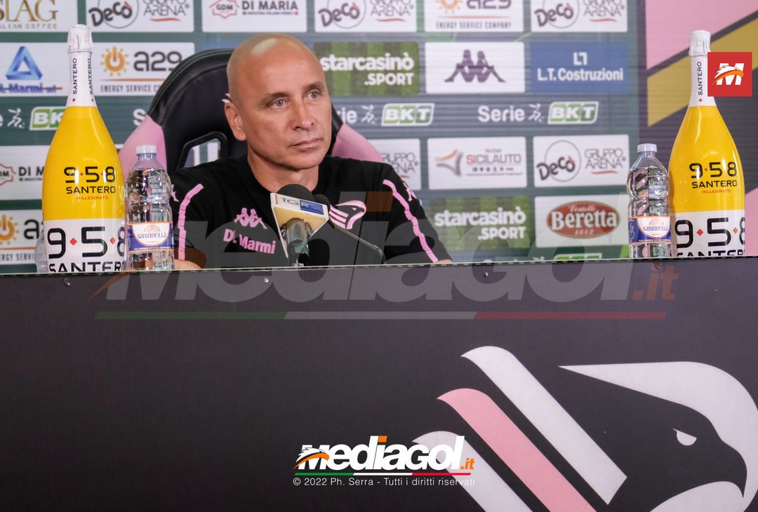 FOTO PALERMO, verso il Pisa: la conferenza di mister Corini (Gallery) - immagine 4