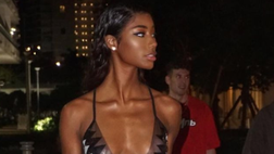 Jazzma Kendrick, che spettacolo! La modella, ex lady Vieri, elegante e super sexy