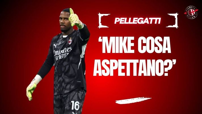 Mike Maignan (portiere Milan), qui durante Milan-Fiorentina 2-2 | Serie A 2024-25 news (Getty Images) Milan, Pellegatti: 'E' successo di tutto. Sembrava il circo. Maignan che prodezze'