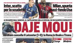 Prima Pagina, Corriere dello Sport: “Daje Mou! Milan, spunta maxi-fondo Usa”