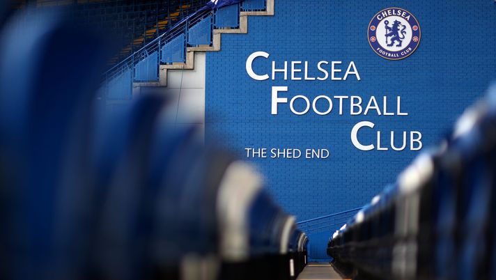 LONDON, ENGLAND - APRIL 02: A general view inside the stadium prior to the Premier League match between Chelsea and Brentford at Stamford Bridge on April 02, 2022 in London, England. (Photo by Alex Pantling/Getty Images)