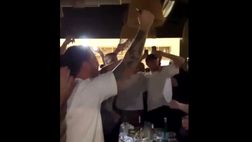 VIDEO Palermo, cena di gruppo dopo l’Ascoli: festa sulle note di ‘Freed from desire’