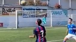 Ronaldinho, che debutto per il figlio nel Barcellona Juvenil B (VIDEO)