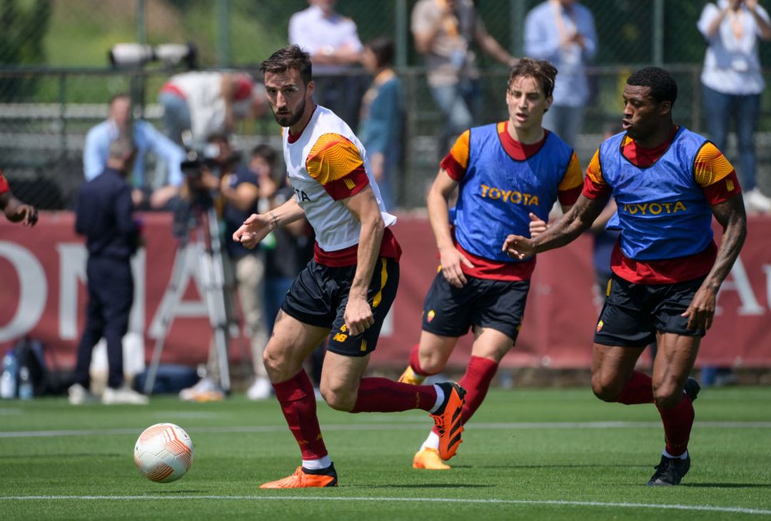 Roma, l’allenamento nel Media Day di Trigoria – FOTO GALLERY - immagine 9