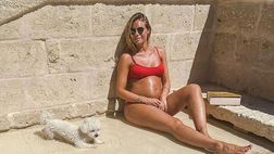 Angela Robusti splendida, lady Inzaghi in attesa: “Pancione gigante? Presente”