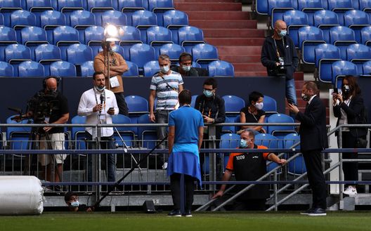 Antonio Conte in Germania per le interviste previste dal protocollo dell'Europa League alla vigilia della sfida con il Getafe Antonio Conte in Germania per le interviste previste dal protocollo dell'Europa League alla vigilia della sfida con il Getafe