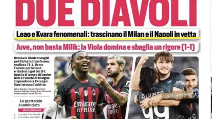 IL NAPOLI SUI MEDIA – Le prime pagine dei giornali di oggi 04 settembre 2022 IL NAPOLI SUI MEDIA – Le prime pagine dei giornali di oggi 04 settembre 2022 - immagine 1