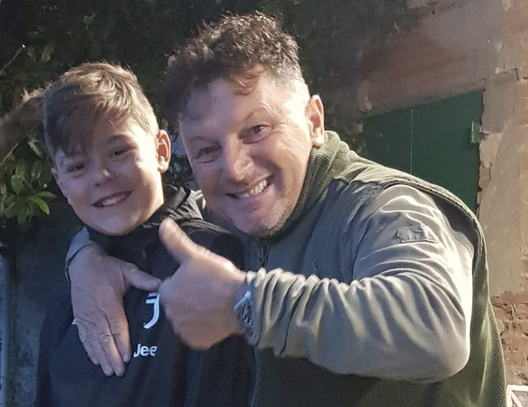 Gresini con figlio Baldini Gresini con figlio Baldini