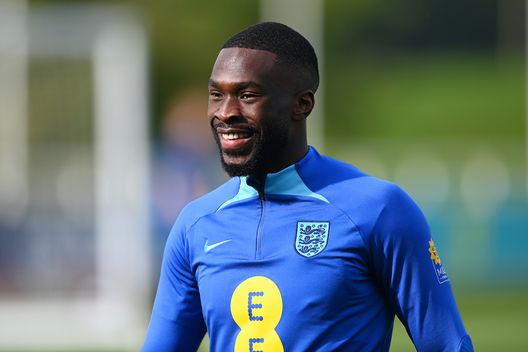 Fikayo Tomori (difensore AC Milan), qui in allenamento con l'Inghilterra | Milan News (Getty Images) Fikayo Tomori AC Milan Inghilterra