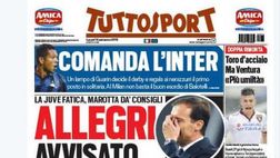 EDICOLA – TS: “Comanda l’Inter. Un lampo di Guarin vale il derby. Balotelli…”