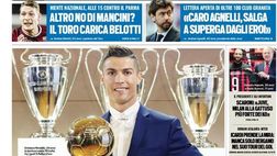 Prima Pagina, Tuttosport: “Per noi sei da Pallone d’Oro. Il Toro carica Belotti. Milan, più forte dei ko. Icardi prende la mira…”