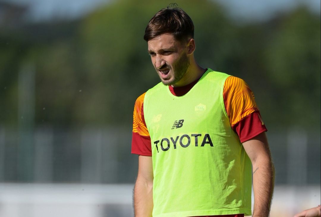 Mattinata di lavoro per la Roma in vista del Betis – FOTO GALLERY - immagine 30