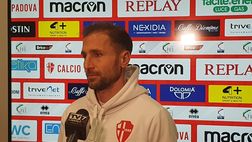Padova-Pergolettese, Valentini: “Non mi spiego davvero questa prestazione”