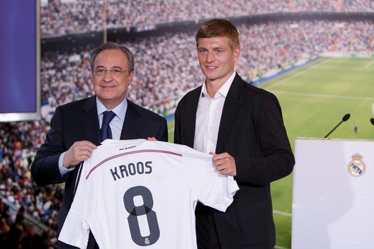 Real Madrid Kroos Florentino Perez (getty images) Real Madrid Kroos Florentino Perez