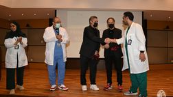 Milan, Baresi e Massaro in visita all’ospedale di Riyad (FOTO)