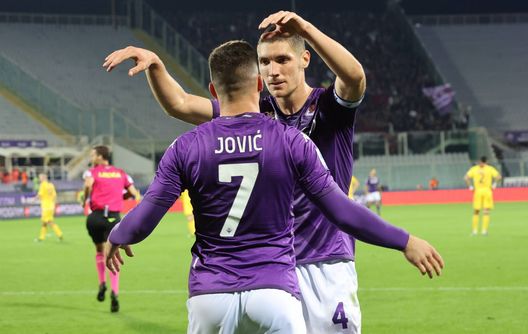 GERMOGLI PH: 11 NOVEMBRE 2022 FIRENZE STADIO ARTEMIO FRANCHI CAMPIONATO SERIE A FIORENTINA VS SALERNITANA NELLA FOTO GOL ESULTANZA JOVIC Viola, in 5 al Mondiale: nel mentre, Italiano lavorerà su più aspetti- immagine 2
