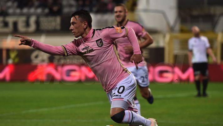 during the Serie B match between AC Spezia and US Citta di Palermo at Stadio Alberto Picco on December 23, 2018 in La Spezia, Italy. 