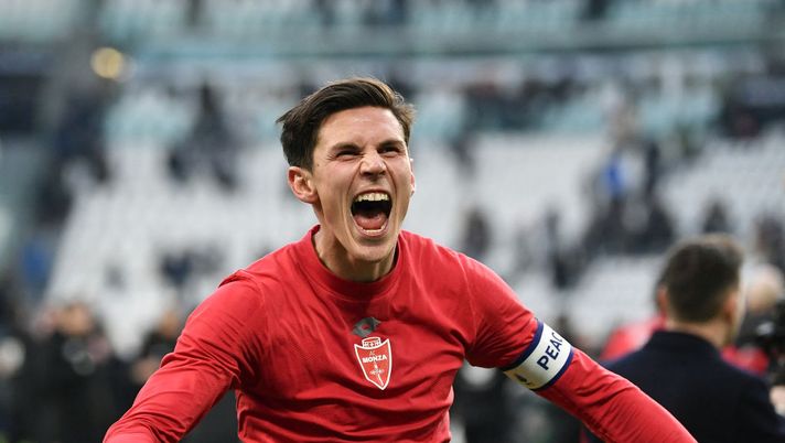 Monza's Italian midfielder Matteo Pessina celebrates at the end of the Italian Serie A football match between Juventus and Monza at the Juventus Stadium in Turin on January 29, 2023. (Photo by Isabella BONOTTO / AFP) (Photo by ISABELLA BONOTTO/AFP via Getty Images) Pessina: “Da giovane mi voleva anche l’Inter. Monza, Milan, Gasp: vi dico tutto” - immagine 1