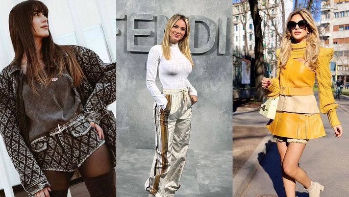 Milano Fashion Week, le wags sono pronte a sfoggiare i nuovi look. C’è anche Diletta 