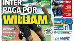 Dal Portogallo – William Carvalho, l’Inter vuole pagare 10mln e inserire altri giocatori