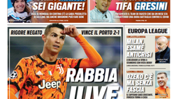 Prima Pagina, Tuttosport: “Rabbia Juve, rigore negato. Belotti, 3.5 milioni e niente clausola”