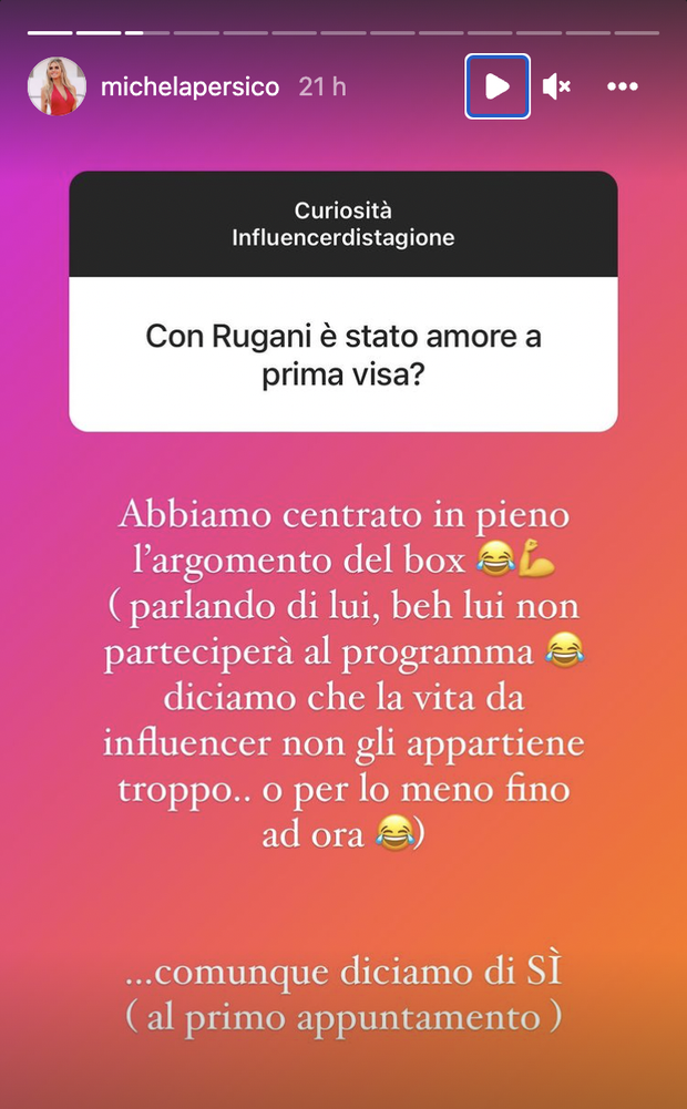 “Con Rugani è stato amore a prima vista?”. Michela Persico risponde così- immagine 2