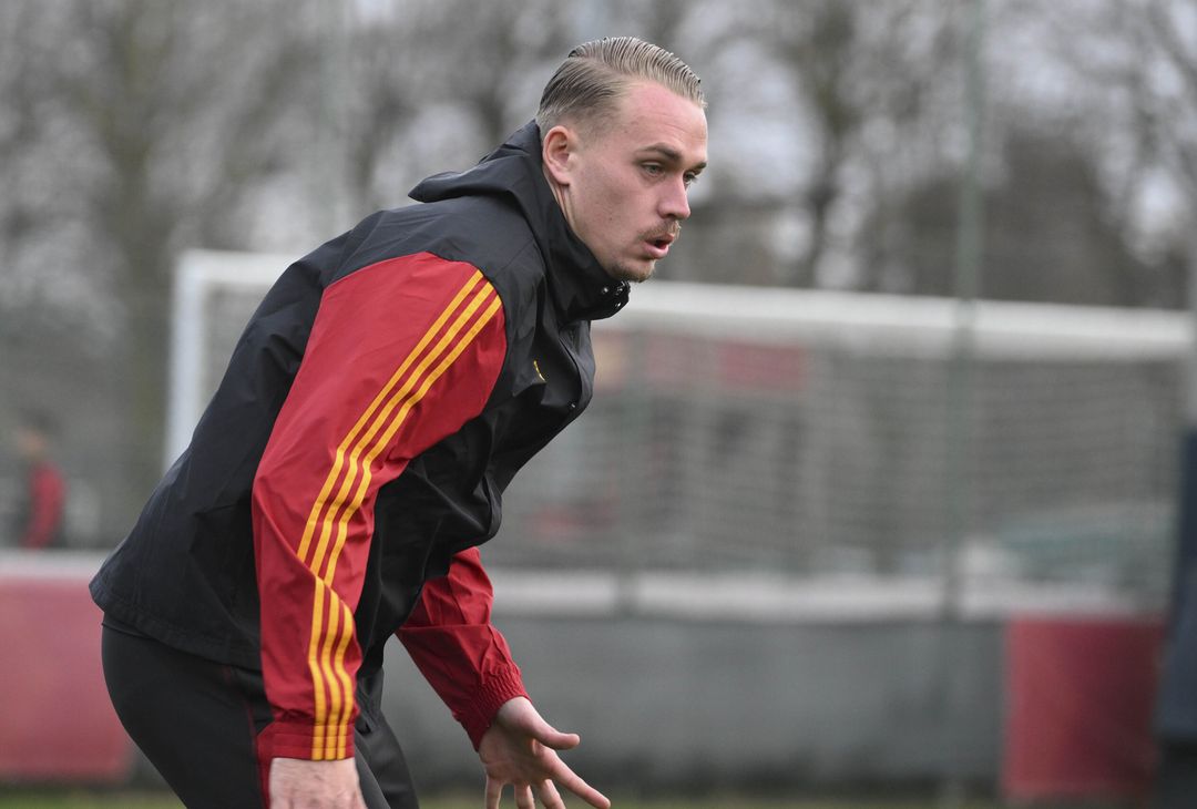 Roma, a Trigoria il primo allenamento del 2024: c’è Kumbulla  – FOTOGALLERY - immagine 24