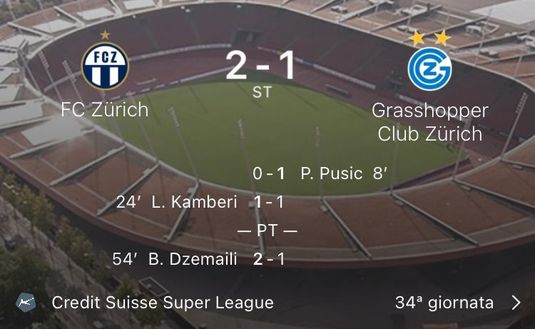 Dzemaili all’ultimo derby della sua carriera: gol decisivo per il suo Zurigo- immagine 2