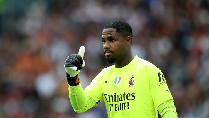Mike Maignan AC Milan Roma-Milan 1-1 Serie A 2022-2023