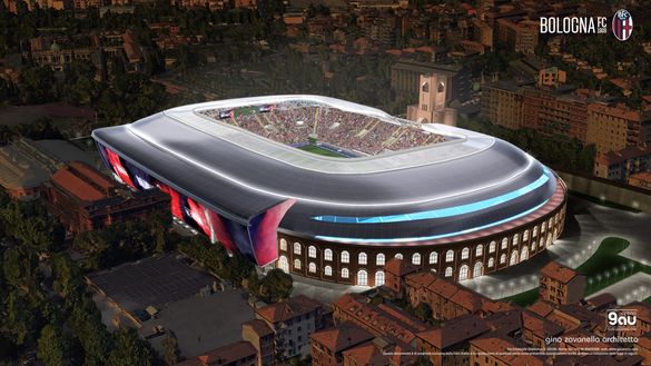FOTO, Bologna: presentato il restyling del Dall’Ara. 27mila posti, resta la Torre Maratona FOTO, Bologna: presentato il restyling del Dall’Ara. 27mila posti, resta la Torre Maratona