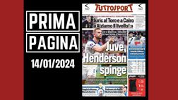 Prima pagina Tuttosport: Juventus, Henderson spinge