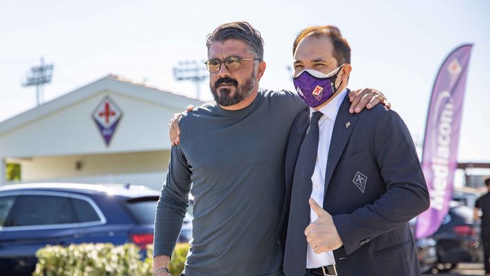 Gennaro Gattuso e Commisso Jr 
