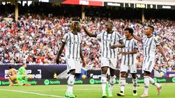 Juventus, col Barcellona è 2-2: doppiette per Kean e Dembelé