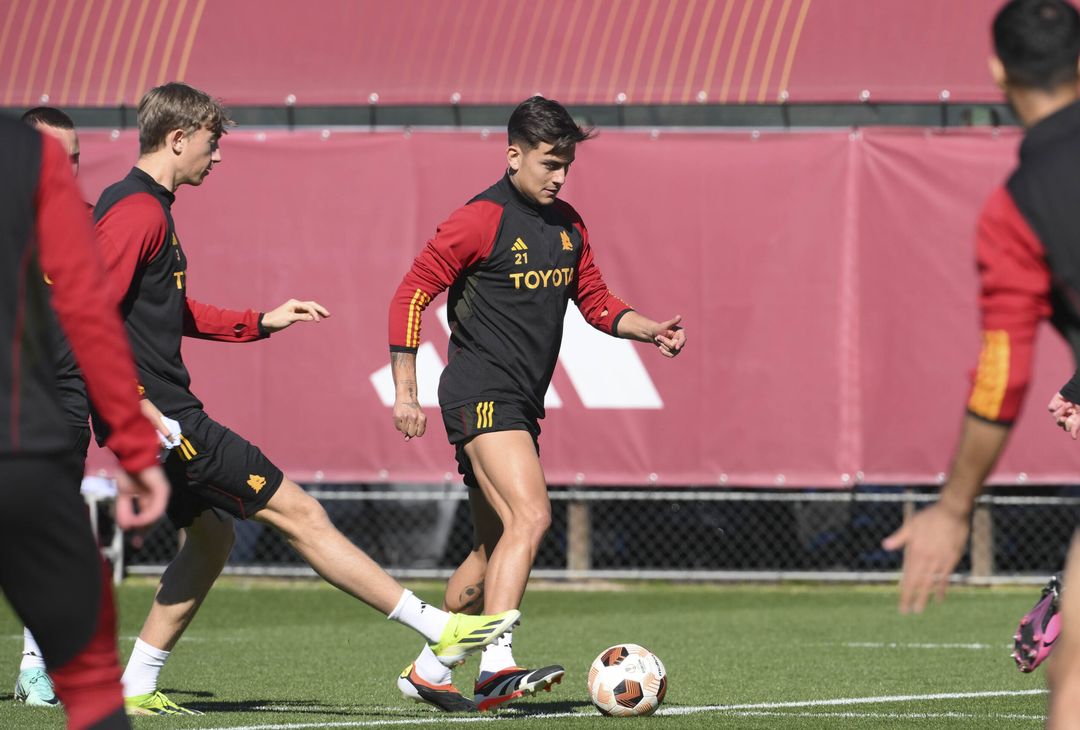 Roma, la rifinitura alla vigilia della gara con il Feyenoord – FOTOGALLERY - immagine 24
