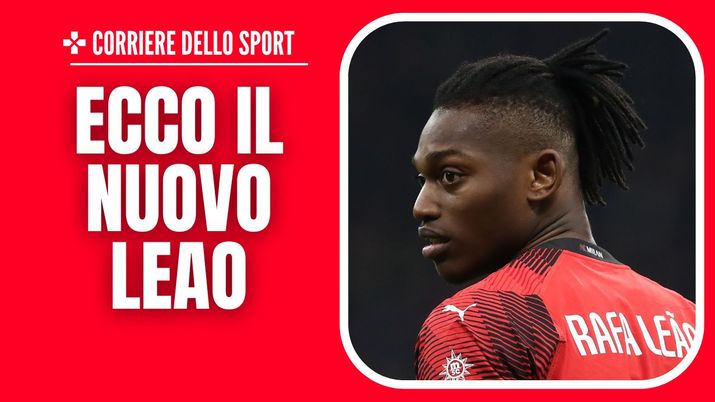 Rafael Leao AC Milan Milan-Slavia Praga 4-2 Europa League 2023-2024